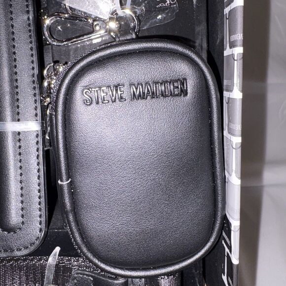 Steve Madden Gift Set Cross Body Straps Scarf Luggage Tag Earbud Case Blue More - Picture 4 of 10